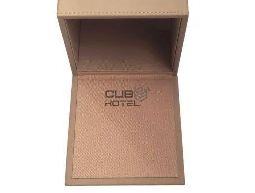 Cubo Polipiel Beige Dispensador Toallitas